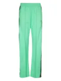 MSGM elasticated-waistband striped track pants - Green