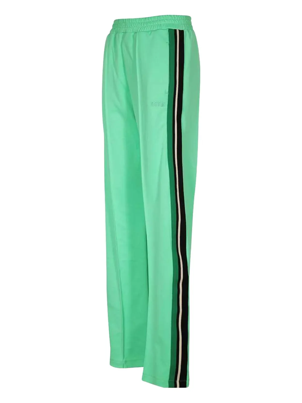 MSGM elasticated-waistband striped track pants Groen
