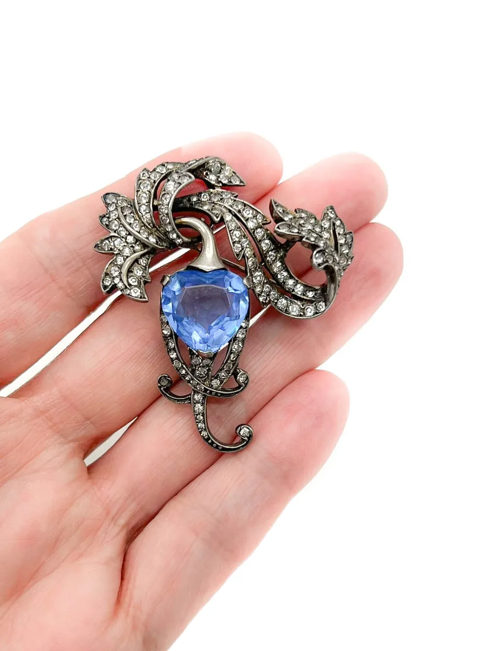 Marcel Boucher 1940s Heart Brooch