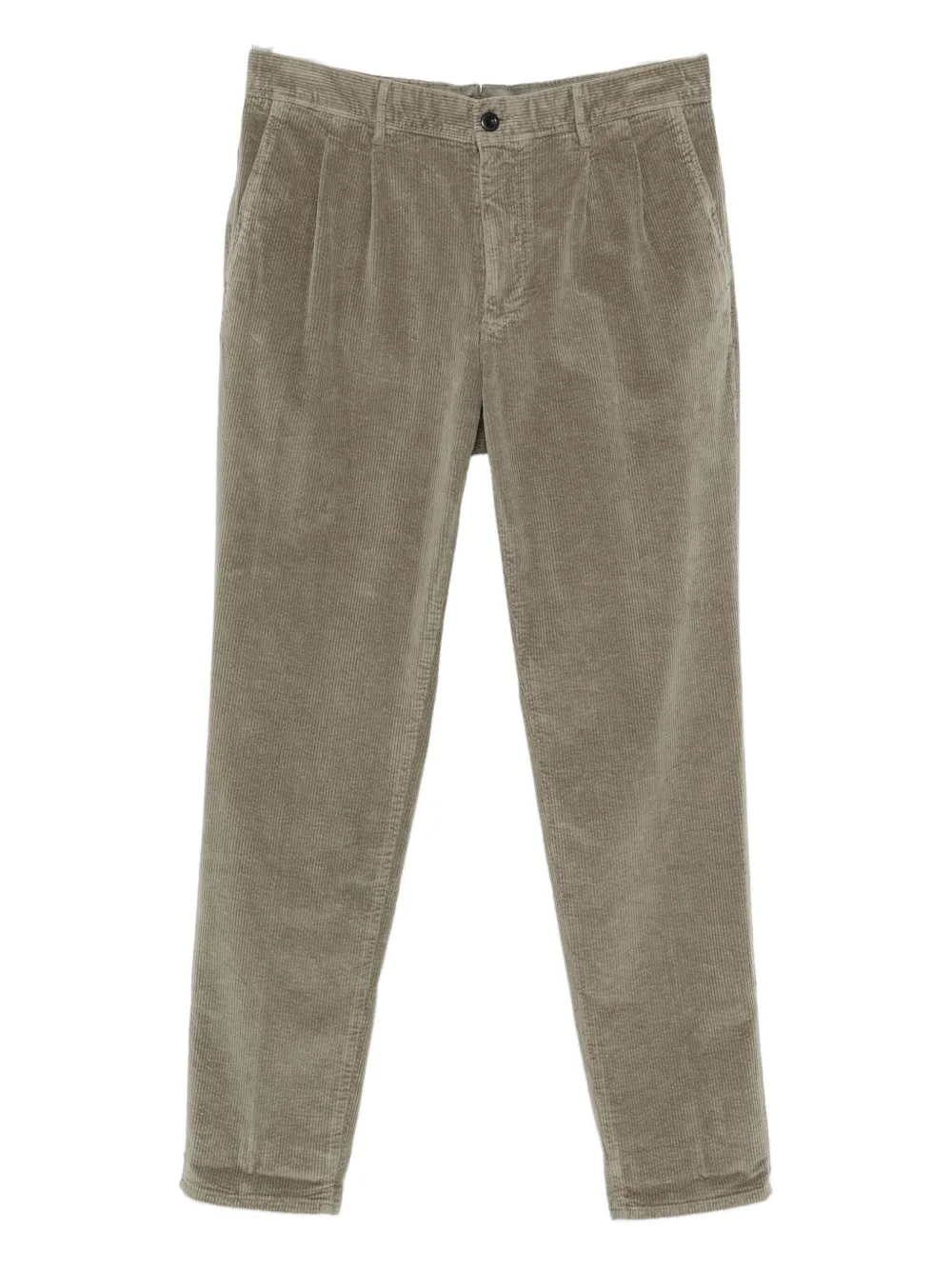 Incotex pleated corduroy trousers | Green | Image 1