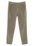 Incotex pleated corduroy trousers - Green