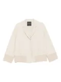 Rosso 35 ribbed-cuff button jacket - Neutrals