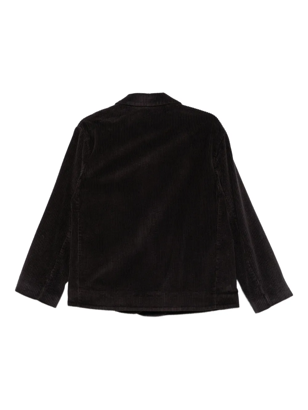 Rosso 35 Corduroy Three-button Jacket In Black