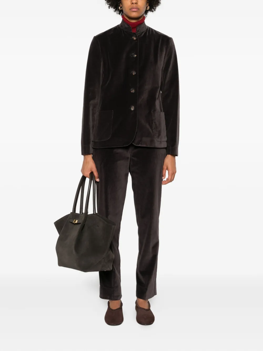Rosso 35 velvet patch-pocket jacket | Fitted Jackets | Image 2