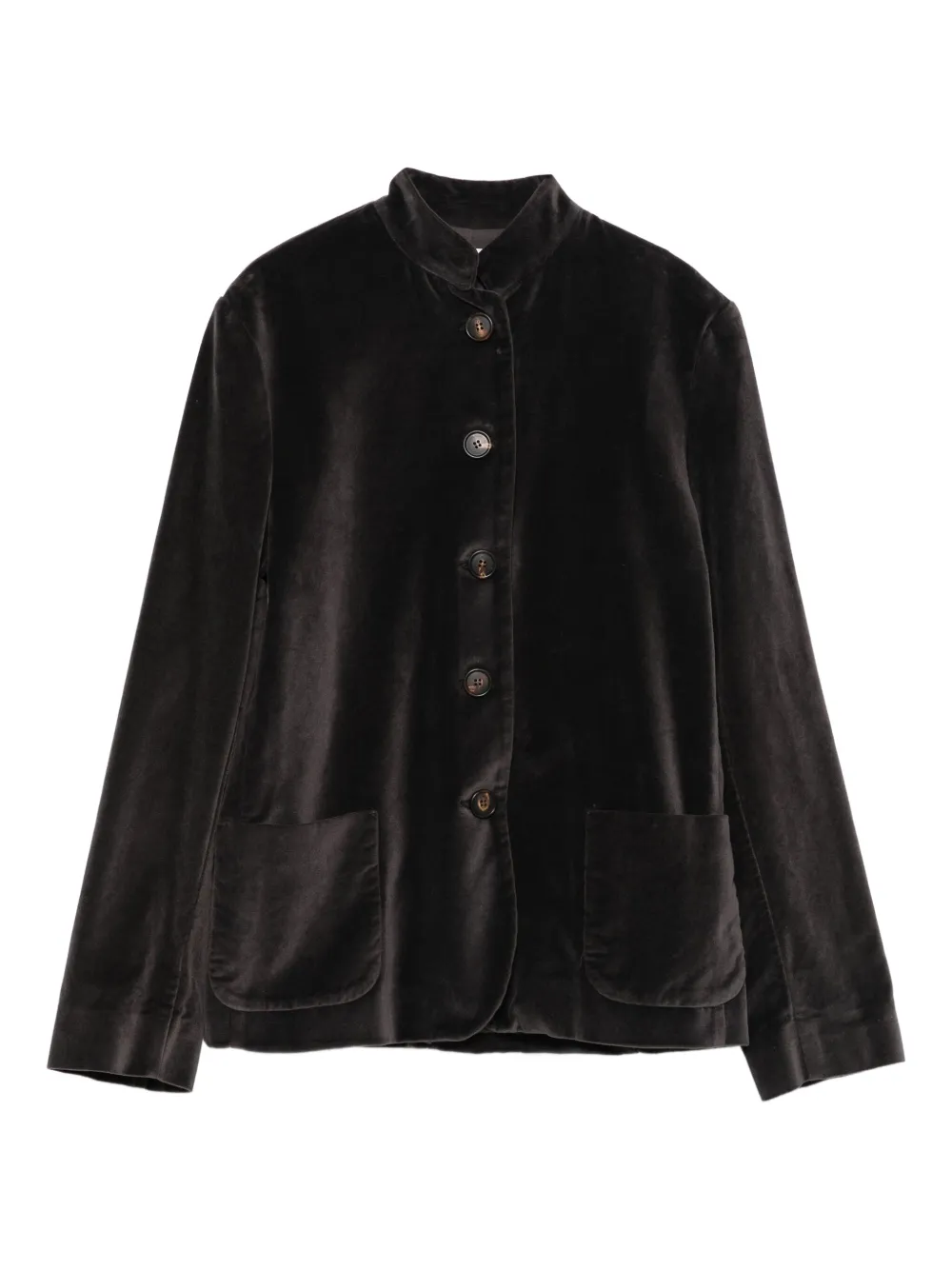 Rosso 35 velvet patch-pocket jacket | Brown | Image 1