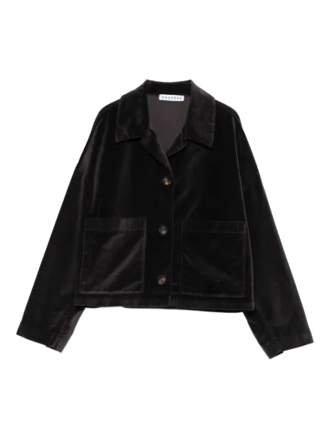 Rosso 35 chamarra con bolsillo de parche