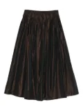 Rosso 35 pleated A-line skirt - Brown
