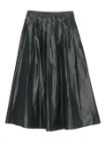 Rosso 35 pleated elasticated-waistband skirt - Black