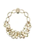 Christian Dior Pre-Owned 2010 Mise en Dior triple pearl necklace - Gold