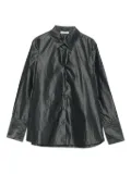 Rosso 35 button-down taffeta shirt - Black