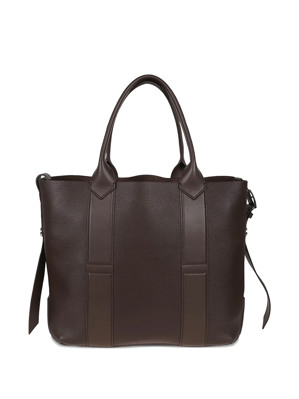 Hogan leather panelled shoulder bag Bruin