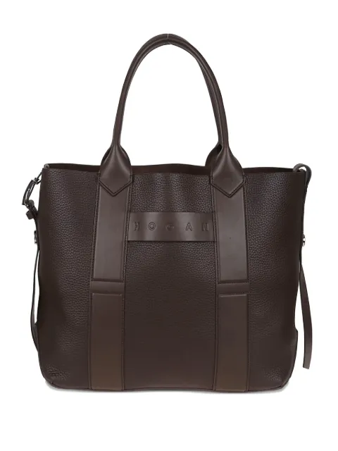 Hogan leather panelled shoulder bag