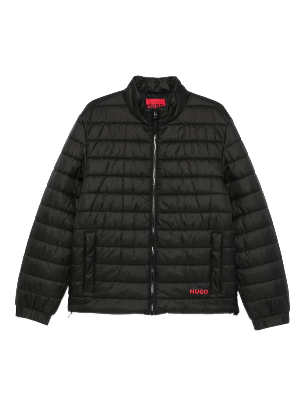 BOSS embroidered-logo padded jacket | Black | Image 1