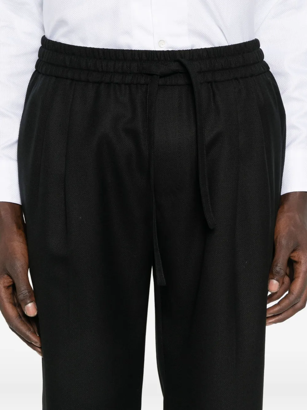Dolce & Gabbana elastic-waistband trousers Zwart