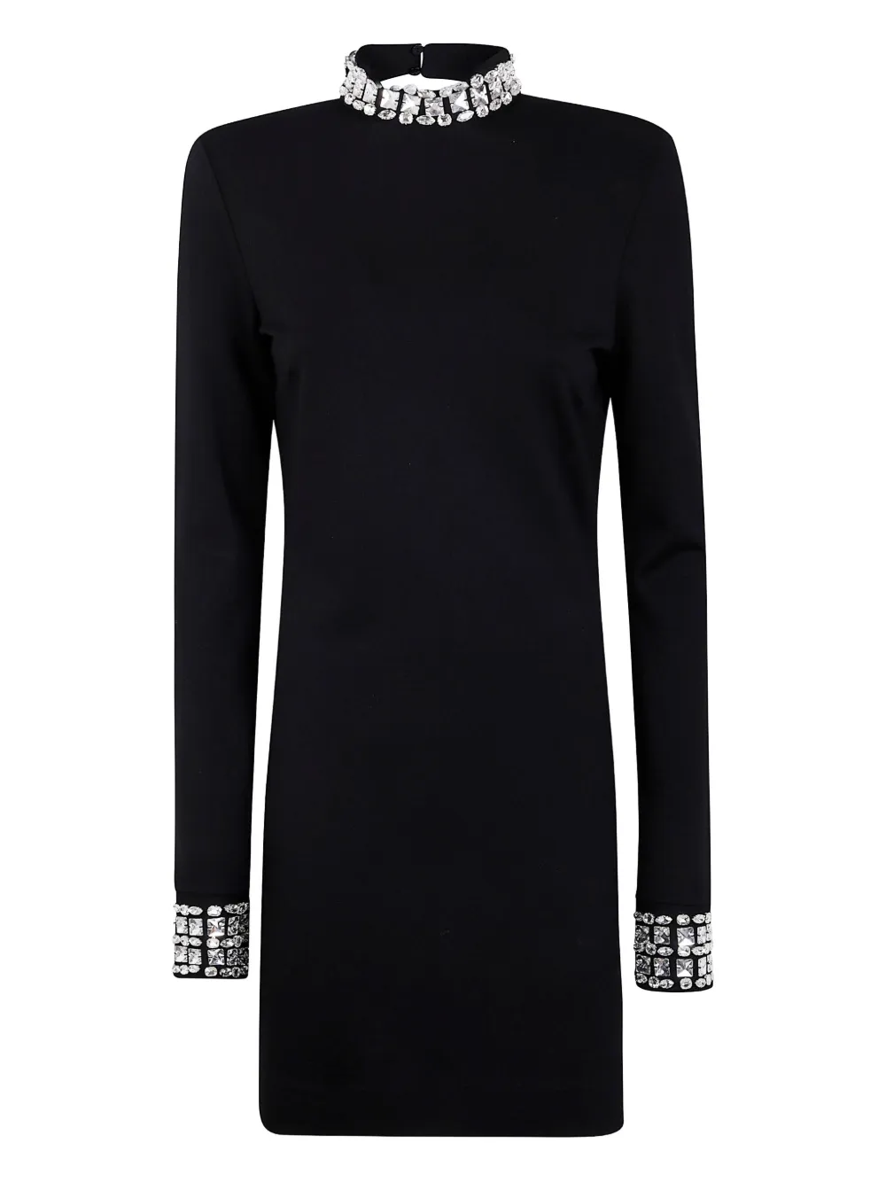 Blugirl rhinestone-embellished high-neck dress | Black | Image 1