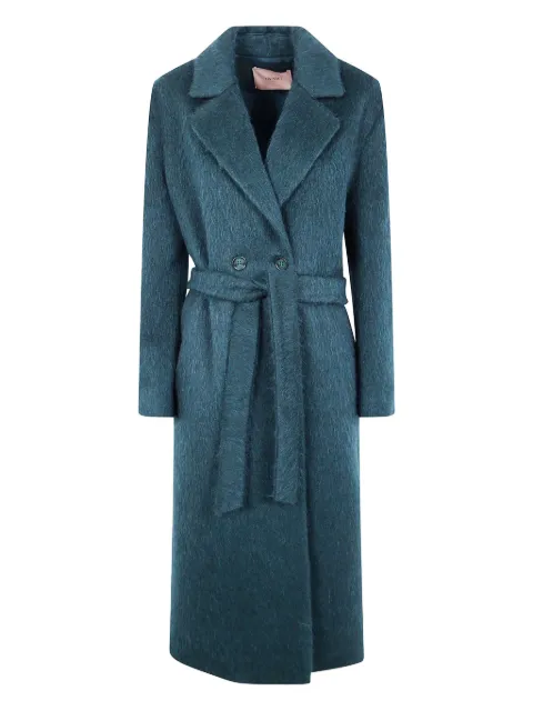 TWINSET belted double-breasted coat