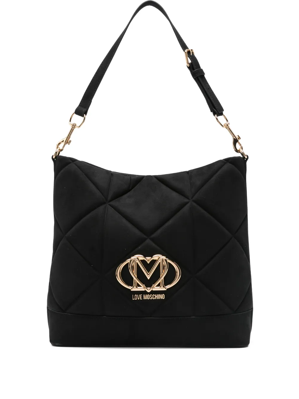 Love Moschino quilted logo tote bag | Black | Image 1