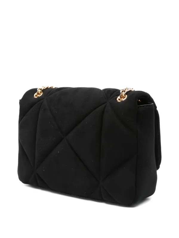 LOVE MOSCHINO キルティングショルダーバッグ Love Moschino キルティング ショルダーバッグ | ブラック | FARFETCH JP