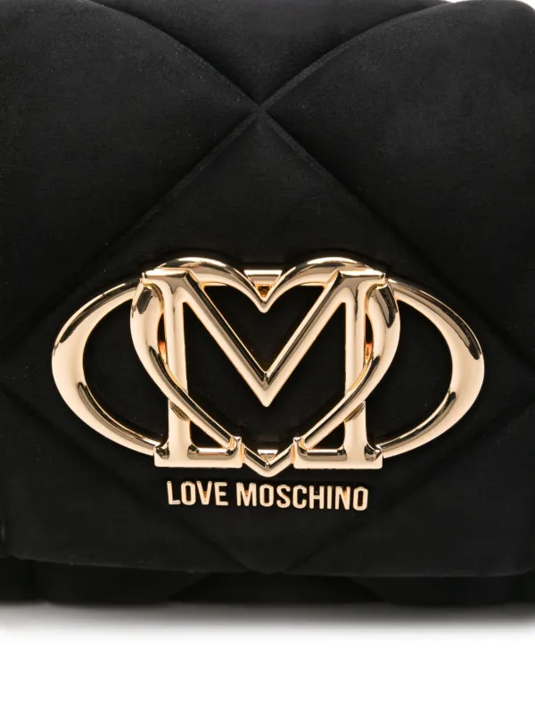 Love Moschino キルティング ショルダーバッグ | ブラック | FARFETCH JP