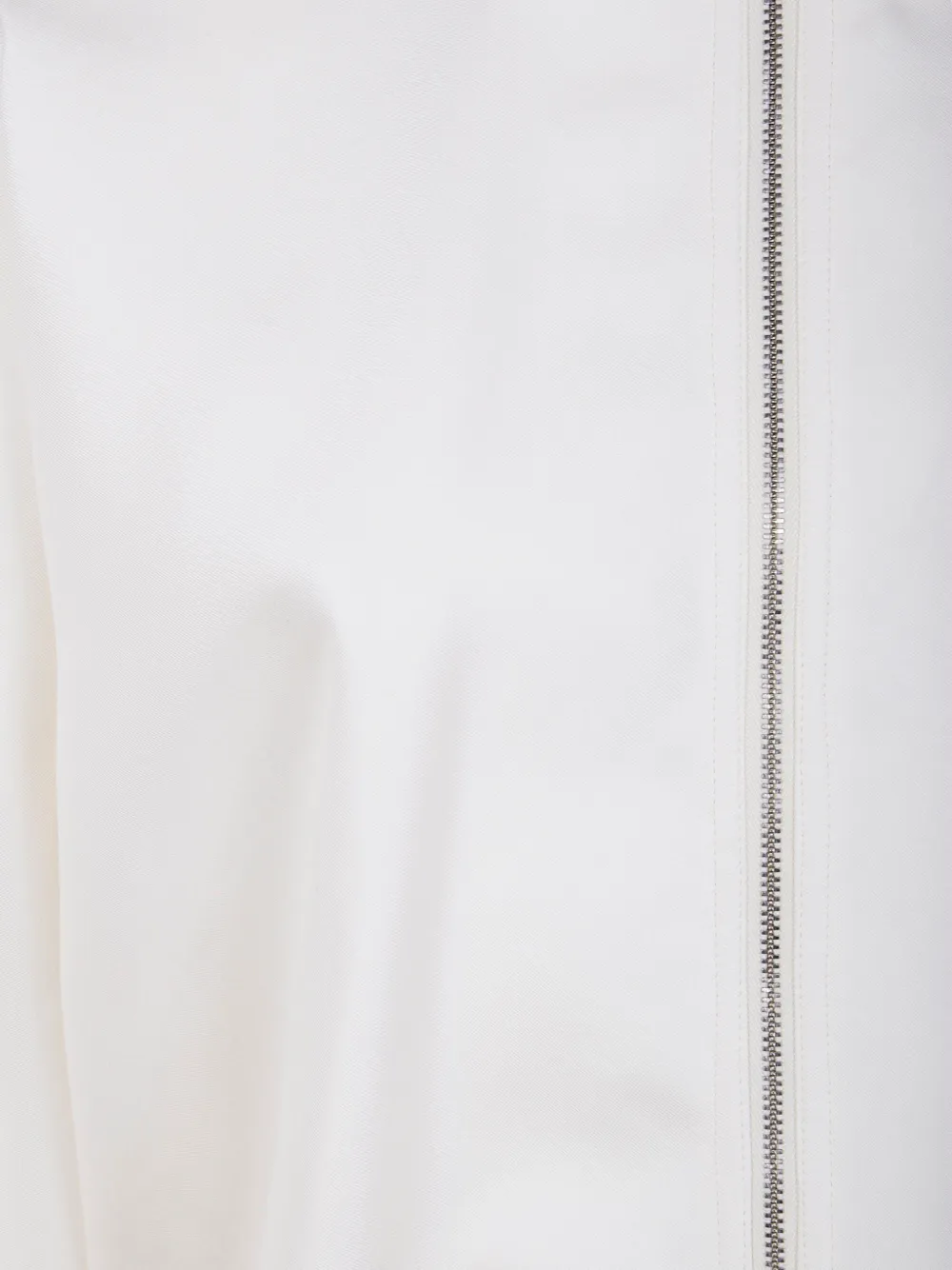 Sofie D'hoore Turtleneck Zip-front Shirt In White