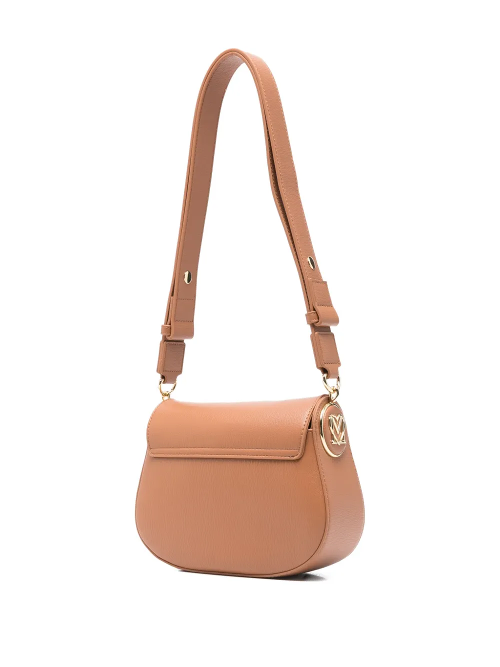 Love Moschino Schoudertas met logoplakkaat Bruin