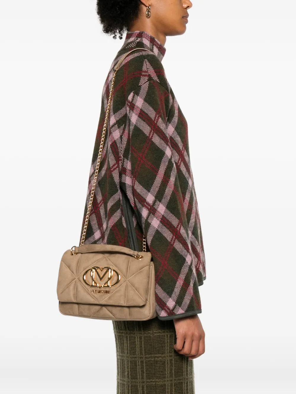 Love Moschino quilted logo-plaque cross body bag | Image 2