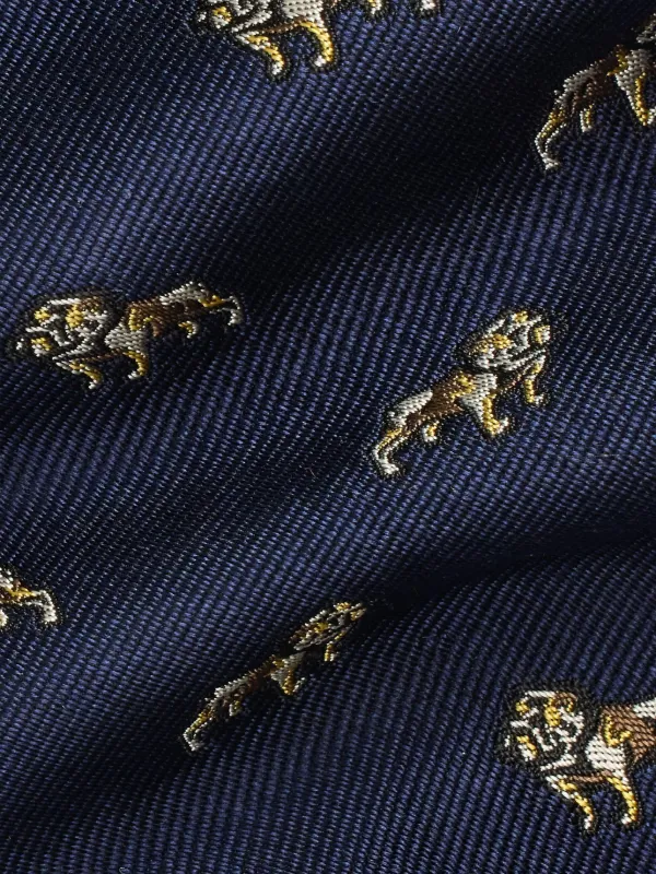 Polo Ralph Lauren lion-print Silk Tie Blue FARFETCH JO