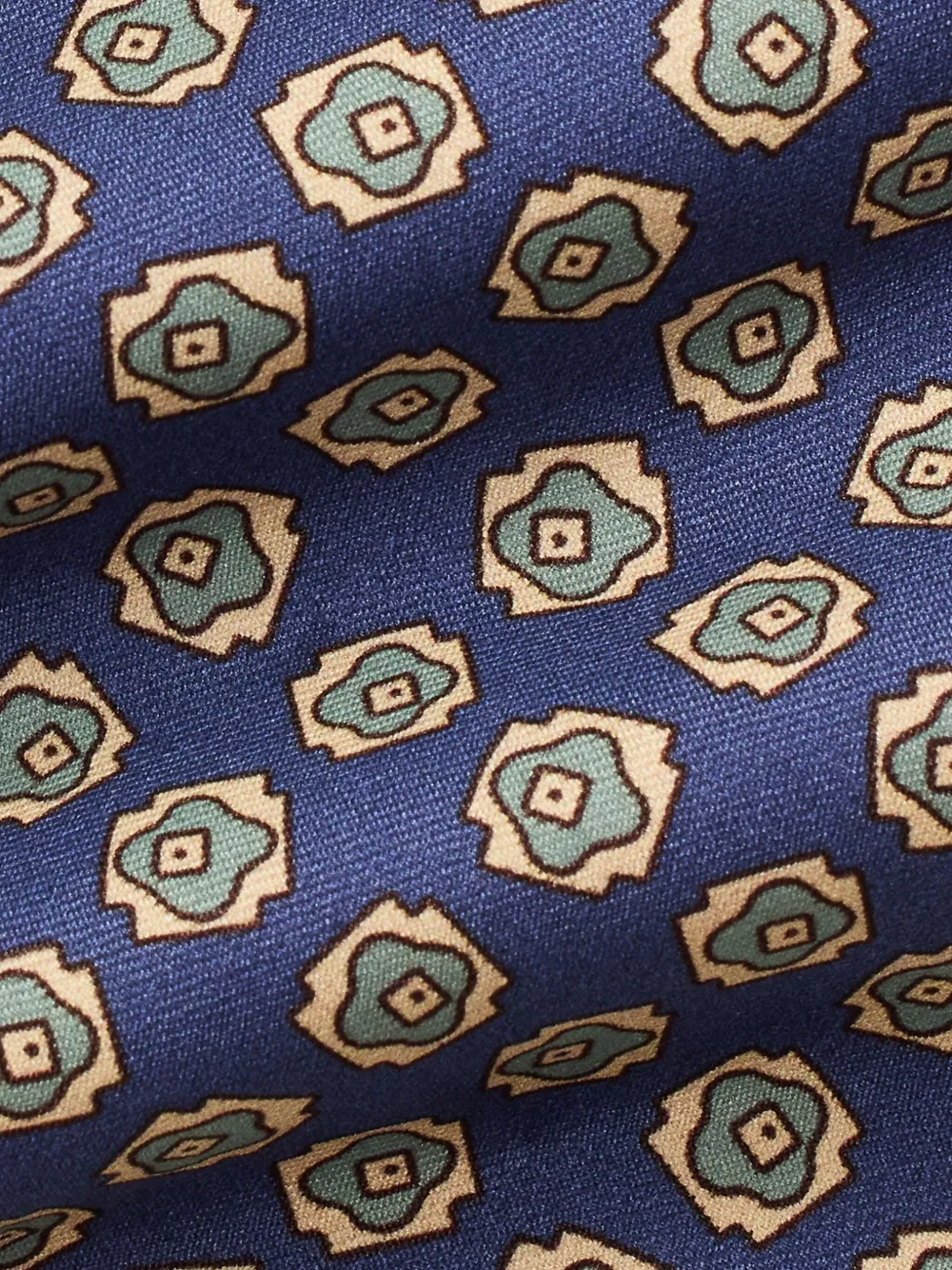 Polo Ralph Lauren patterned silk tie Blauw