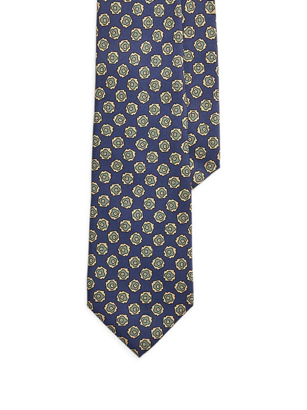 Polo Ralph Lauren patterned silk tie - ブルー Polo Ralph Lauren patterned silk tie - ブルー