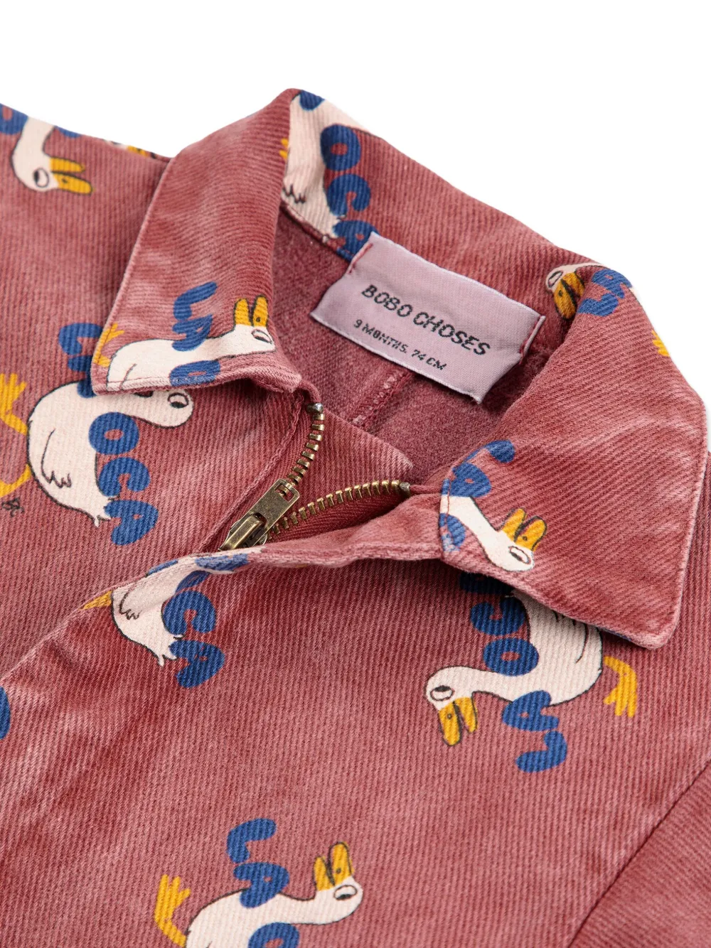 Bobo Choses La Oca Collared Jumpsuit In Pink
