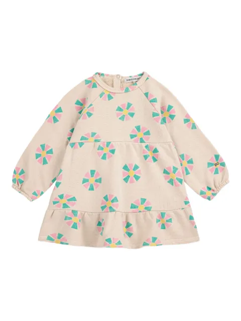 Bobo Choses floral-print tiered dress