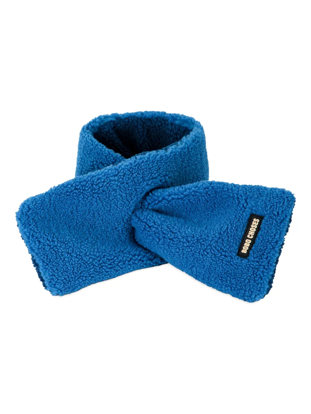 Bobo Choses teddy fleece scarf Blauw