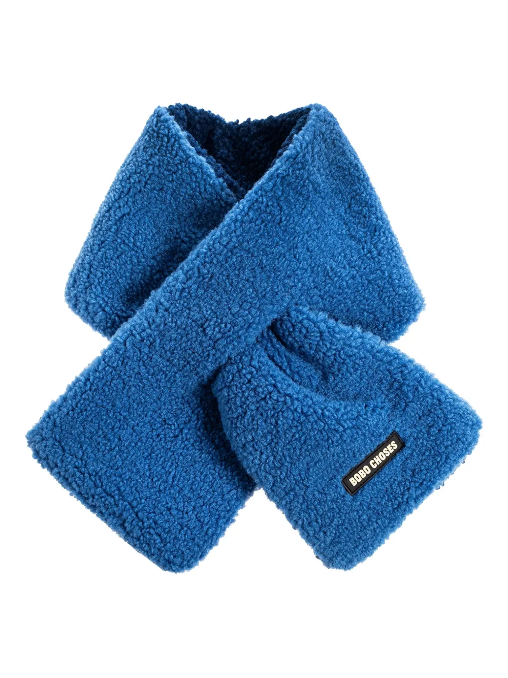 Bobo Choses teddy fleece scarf Blauw
