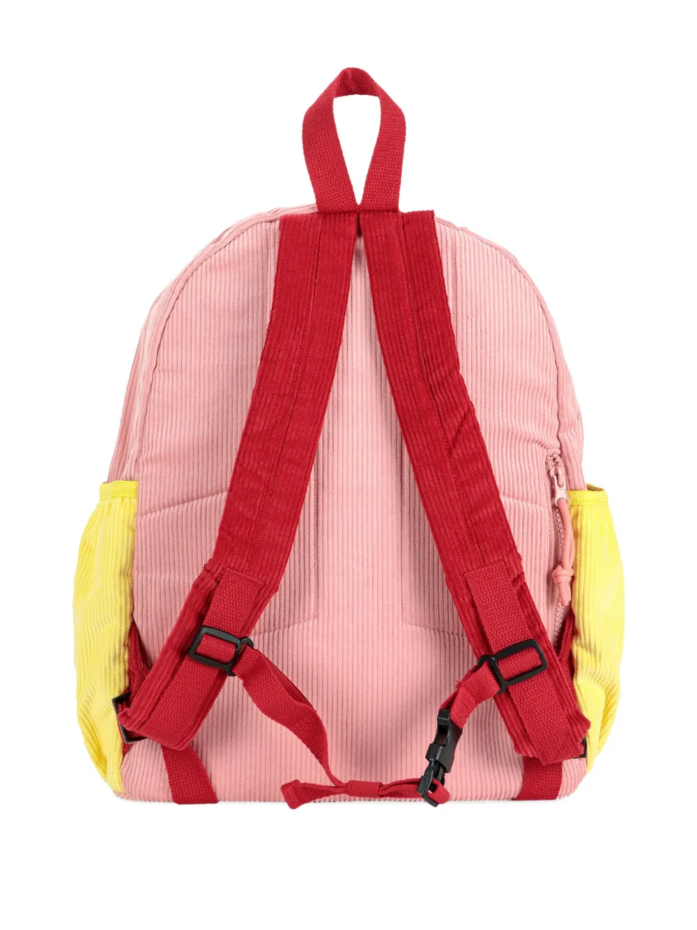 Bobo Choses Ribfluwelen rugzak met vlakken - Roze