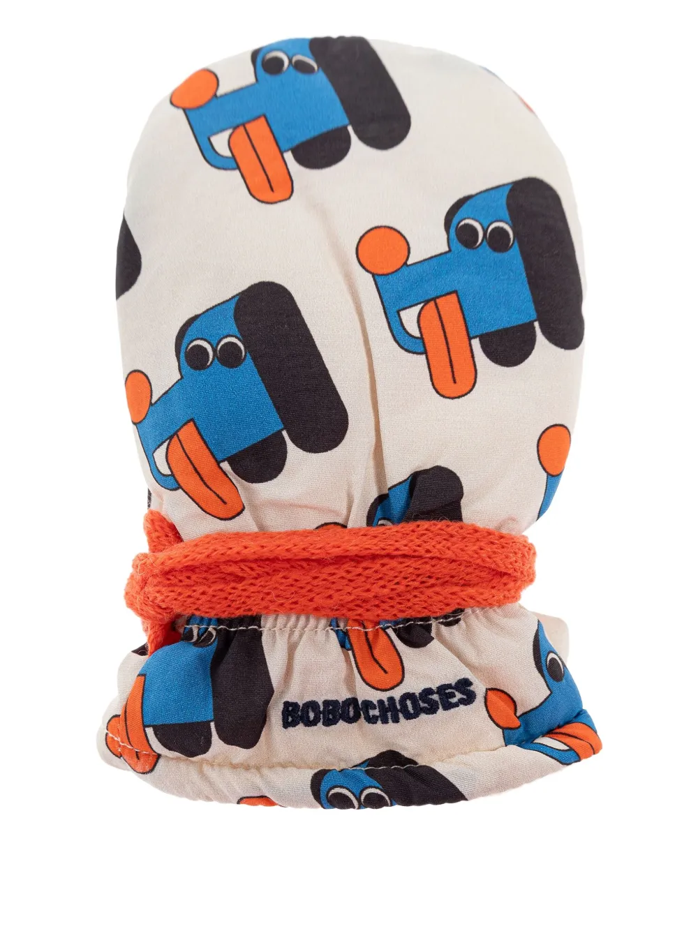 Bobo Choses Wanten met hondenprint Beige