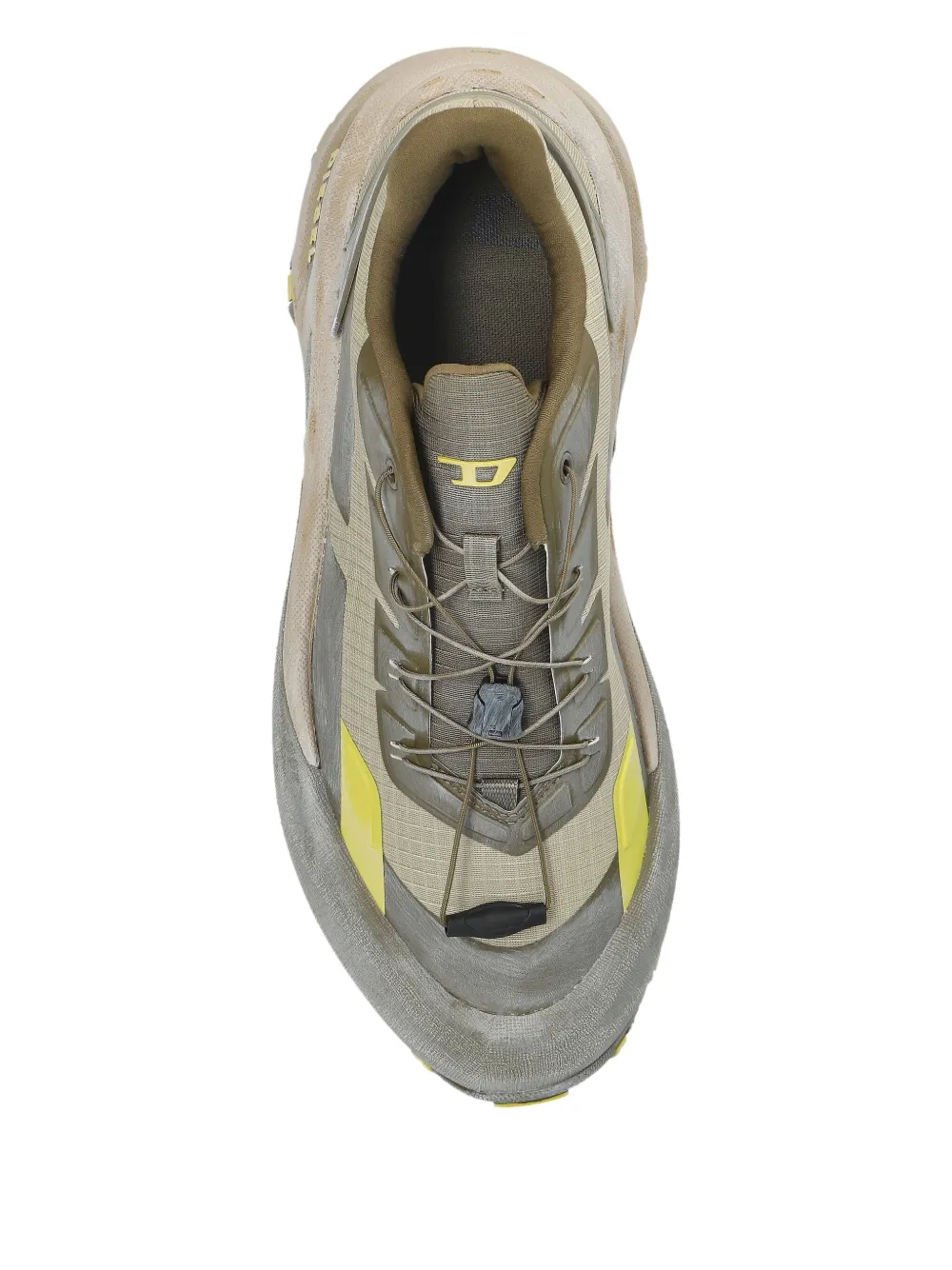 Diesel D-CAGE RUNNER lace-up chunky sneakers Grey