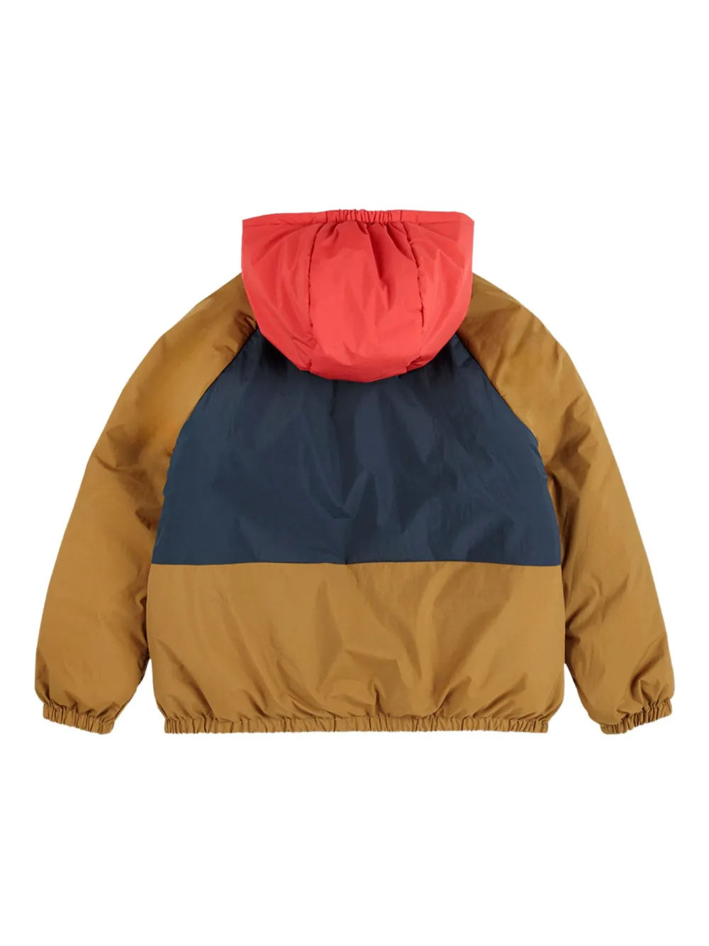 Bobo Choses Colour-block Dog-print Jacket In Brown