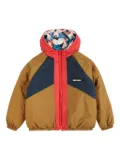 Bobo Choses colour-block dog-print jacket - White
