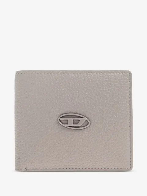 Diesel logo-plaque leather wallet