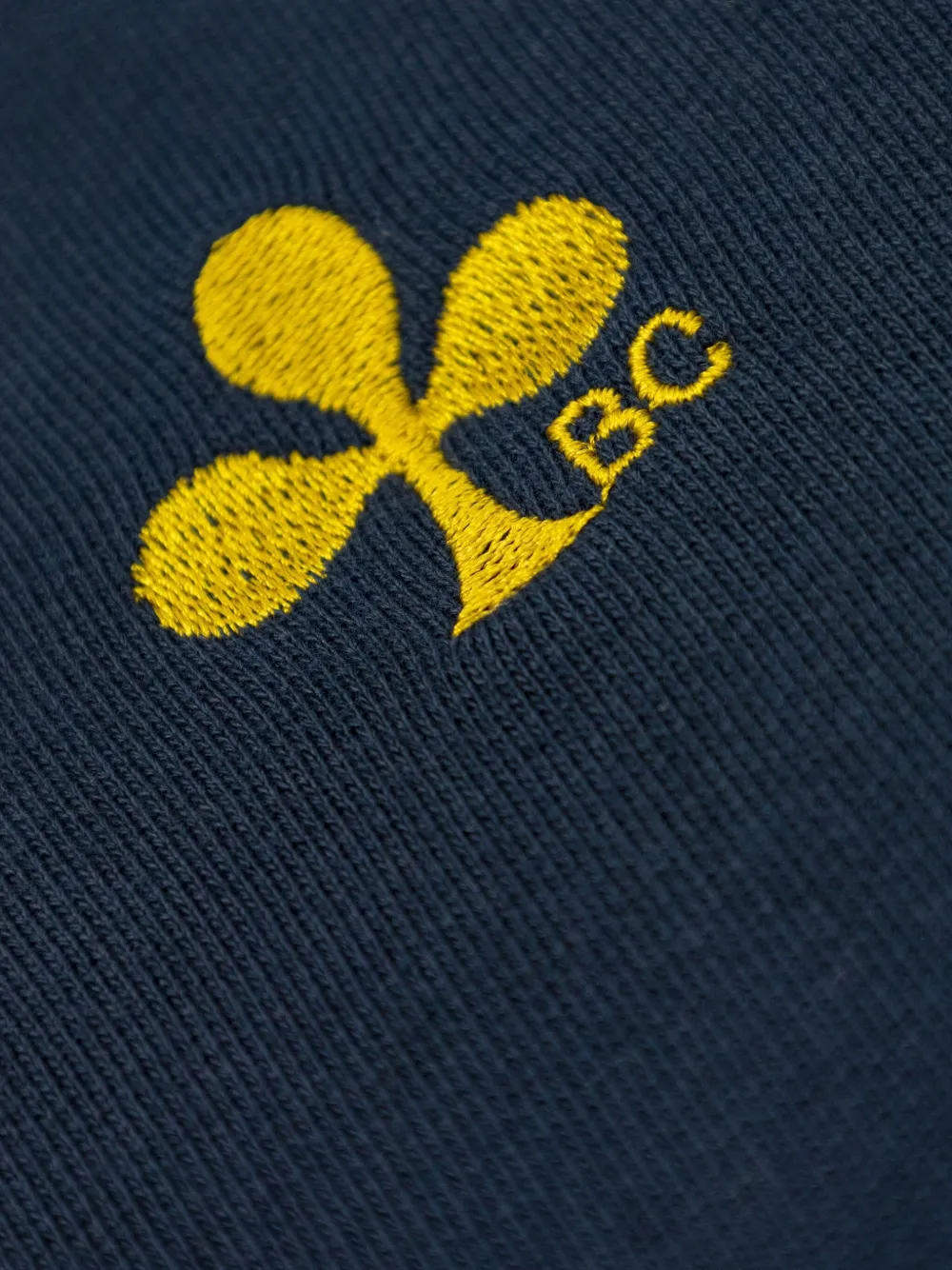 Bobo Choses Jurk met geborduurd klaverblad Blauw