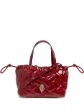 Kurt Geiger London small Kensington quilted string-detail tote bag - Red