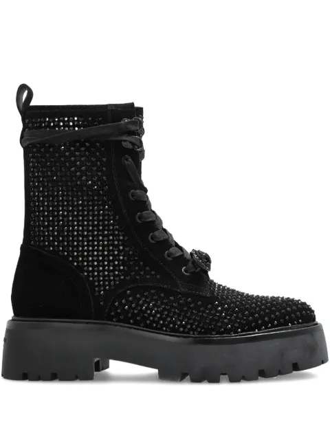 Kurt Geiger London embellished lace-up boots