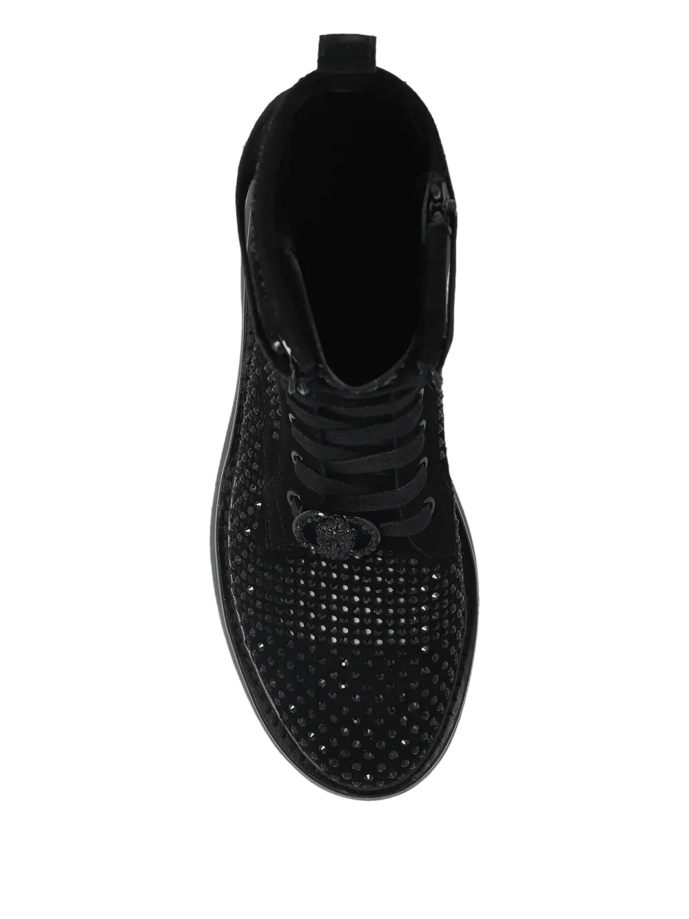 Kurt Geiger London Verfraaide veterlaarzen Zwart