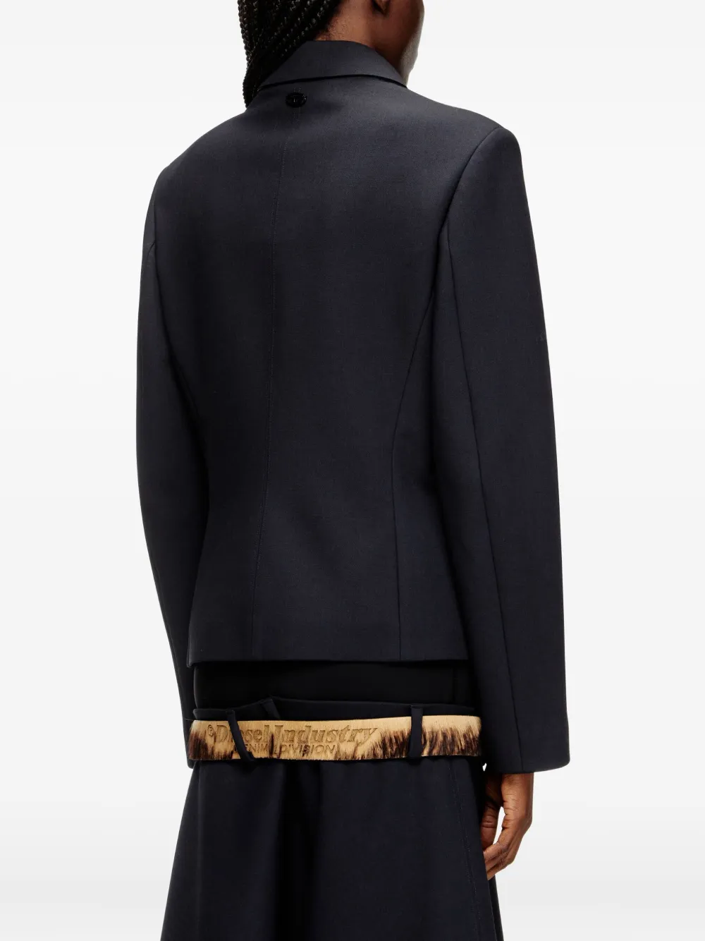 Diesel G-Cesara jack met zak en rits Blauw