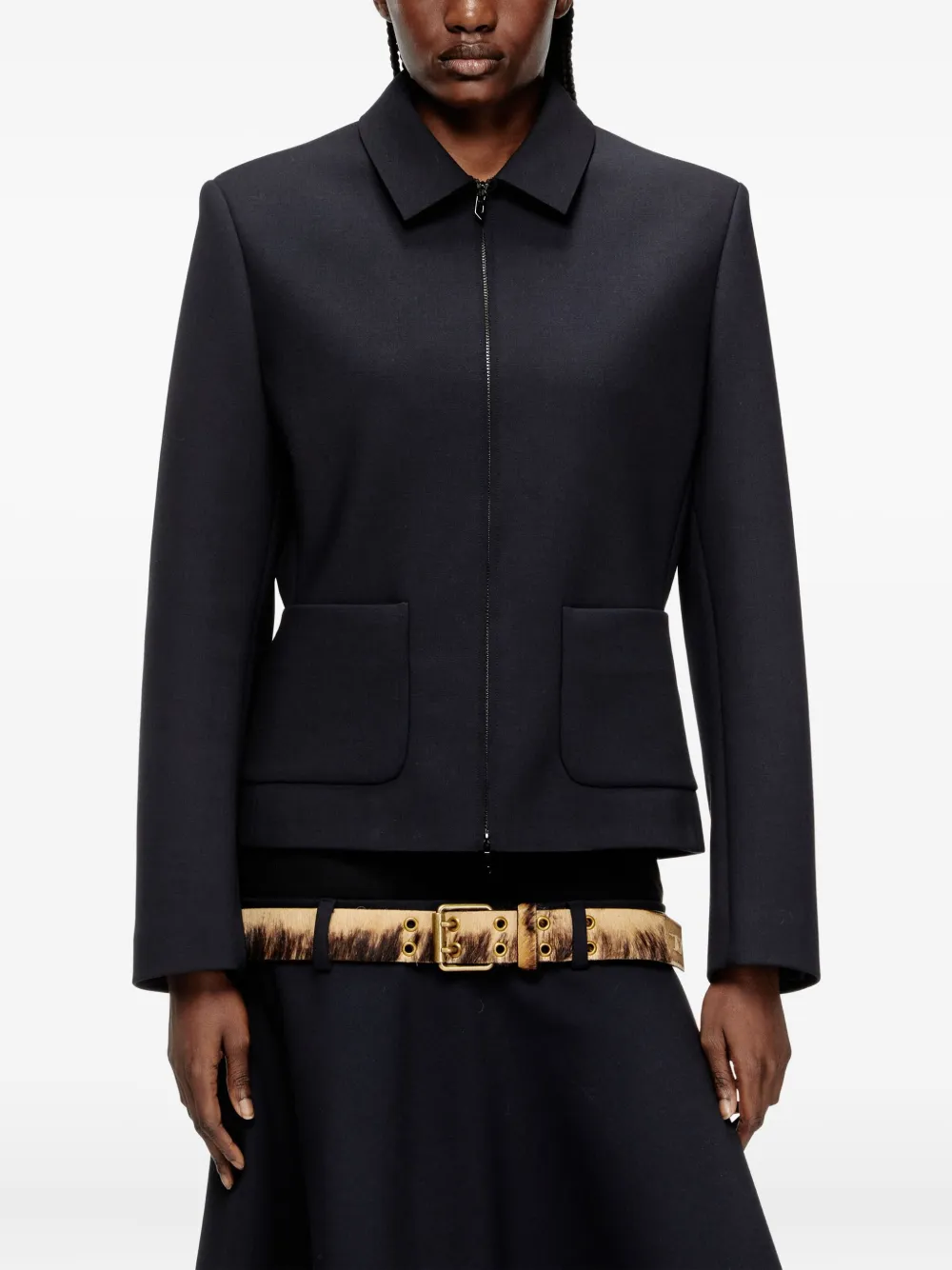 Diesel G-Cesara jack met zak en rits Blauw