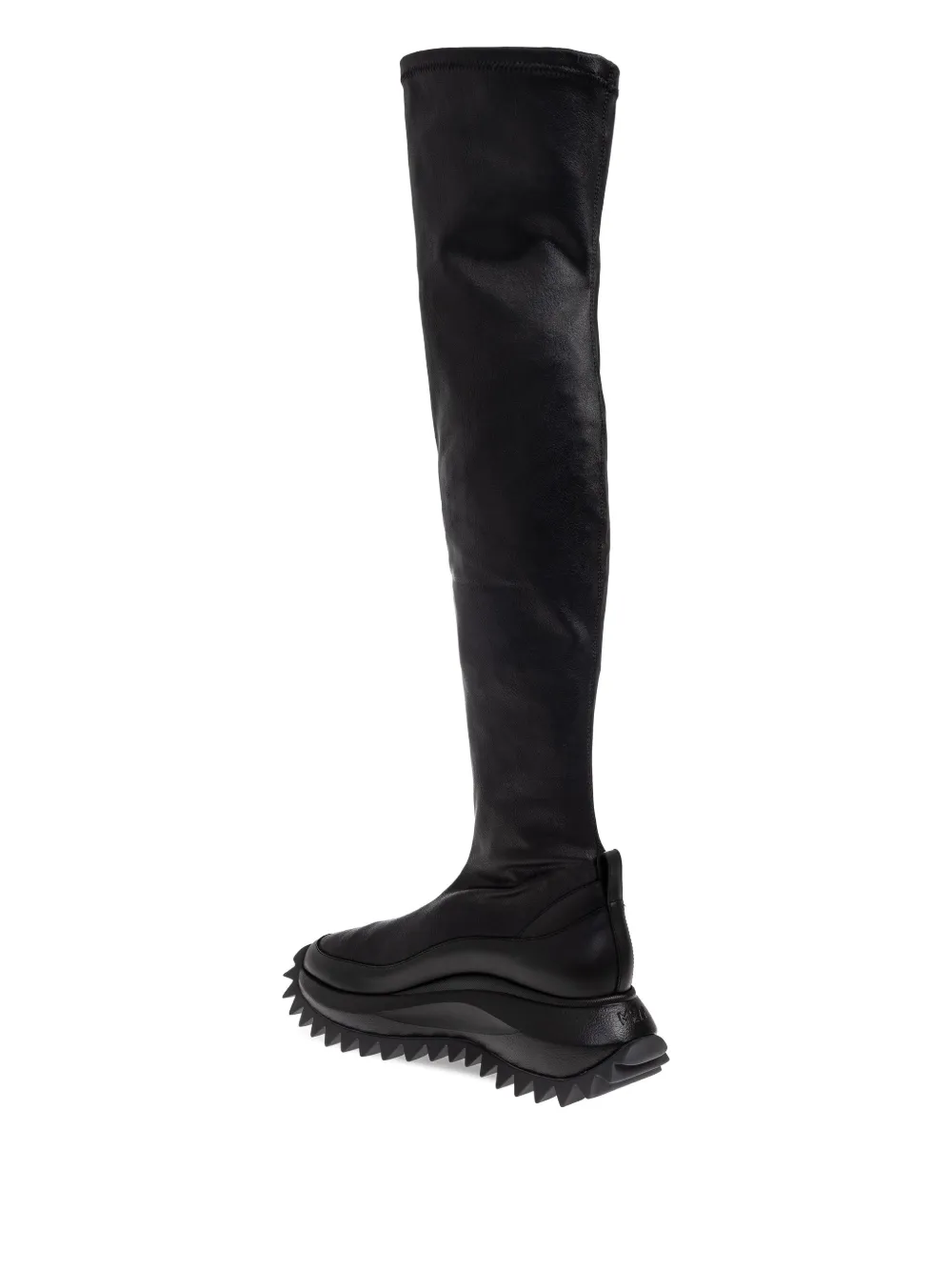 Vic Matie knee-high stretch boots Black