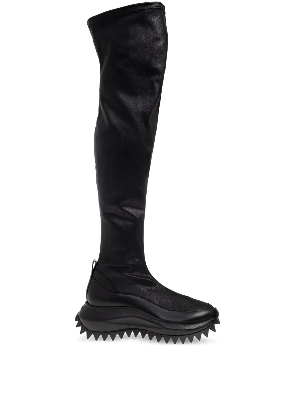 Vic Matie knee-high stretch boots Black