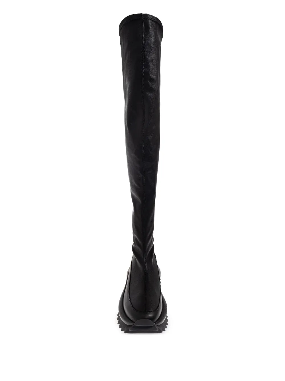 Vic Matie knee-high stretch boots Black