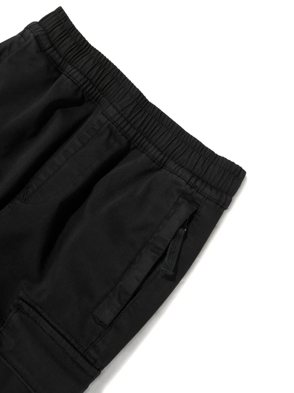 Stone Island Junior Trainingsbroek met patch Zwart