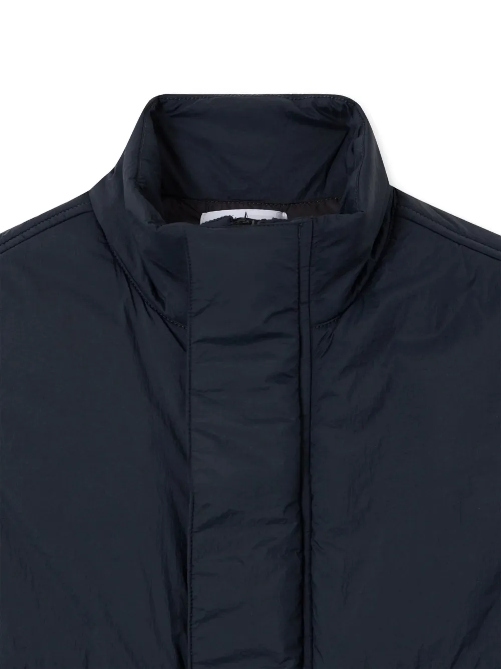 Stone Island Junior Spencer met opgestikte zak Blauw